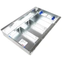 Legrand Grey 3 Compartment Floor Box, 230 mm x 340 mm, Arena-Walsall Series CAV385