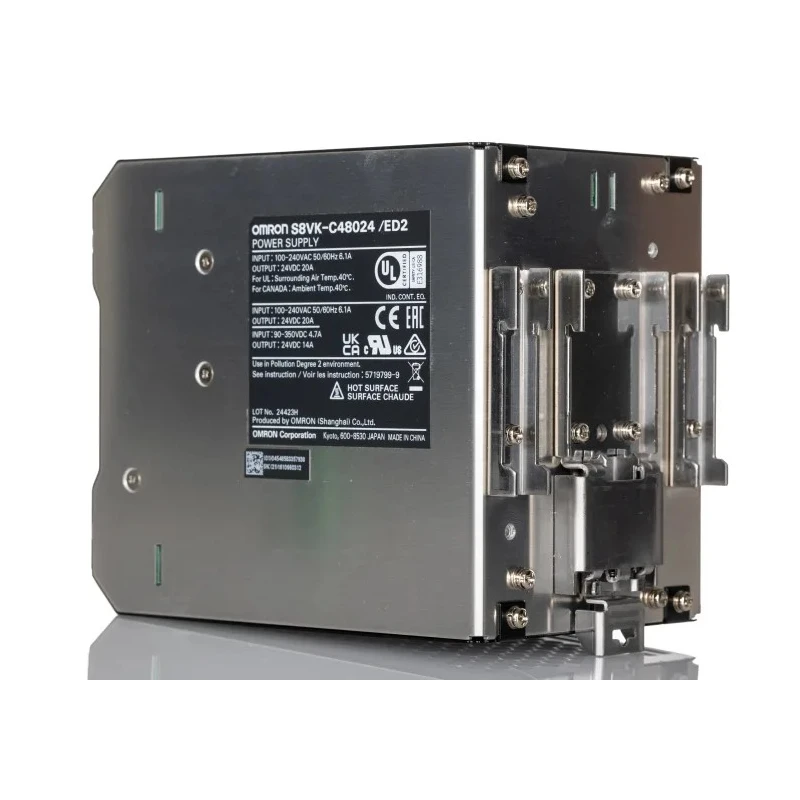 Omron Switched Mode DIN Rail Power Supply 28V DC Output 20A 480W AC/DC Input S8VK-C