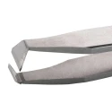 ideal-tek 120mm Carbon Steel ESD Safe Tweezer Model 02.15AGW.C.1