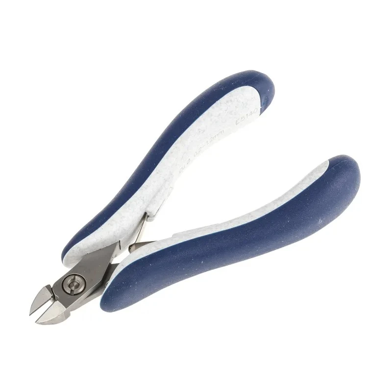 ideal-tek Semi-Flush ESD Safe Side Cutter Steel Jaw 125mm Length 25.E5140.CRBG