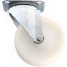Tente Zinc Plated Pressed Steel Swivel Castor 250 kg Load Capacity 125 mm Polyamide Wheel 3470UOR125P62