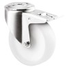 Tente Swivel Castor, Pressed Steel Frame, Polyamide Wheel 80 mm Diameter, 150 kg Load Capacity, Ball Bearing 3477UOO080P30