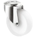 Tente Swivel Castor, 150 kg Capacity, 100 mm Polyamide Wheel, Pressed Steel Frame, Passivated Zinc Plated 3470UOO100P30