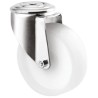 Tente Swivel Castor, 150 kg Capacity, 100 mm Polyamide Wheel, Pressed Steel Frame, Passivated Zinc Plated 3470UOO100P30