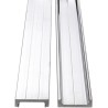 Accuride Aluminium Linear Guide Rail 40 mm Width 1.2 m Length DA0115-0120RC