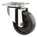 Tente Swivel Castor 100 kg Load Capacity 80 mm Wheel Diameter Heat Resistant Synthetic Material 8470BOG080P62