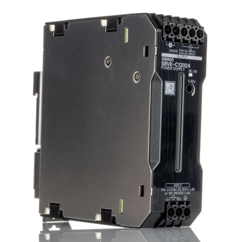 Omron S8VK-C Switched Mode DIN Rail Power Supply 1 Phase AC/DC Input 100-350V 24V DC Output 5A 120W 
