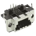 TE Connectivity Female Shielded Data Link (SDL) Connector 4 Way Through Hole Solder Termination 5-1761185-1