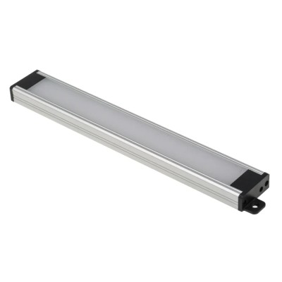 PowerLED LED Cabinet Light 24V dc 3.2W Warm White Aluminium Housing 223.6mm Length CON210W
