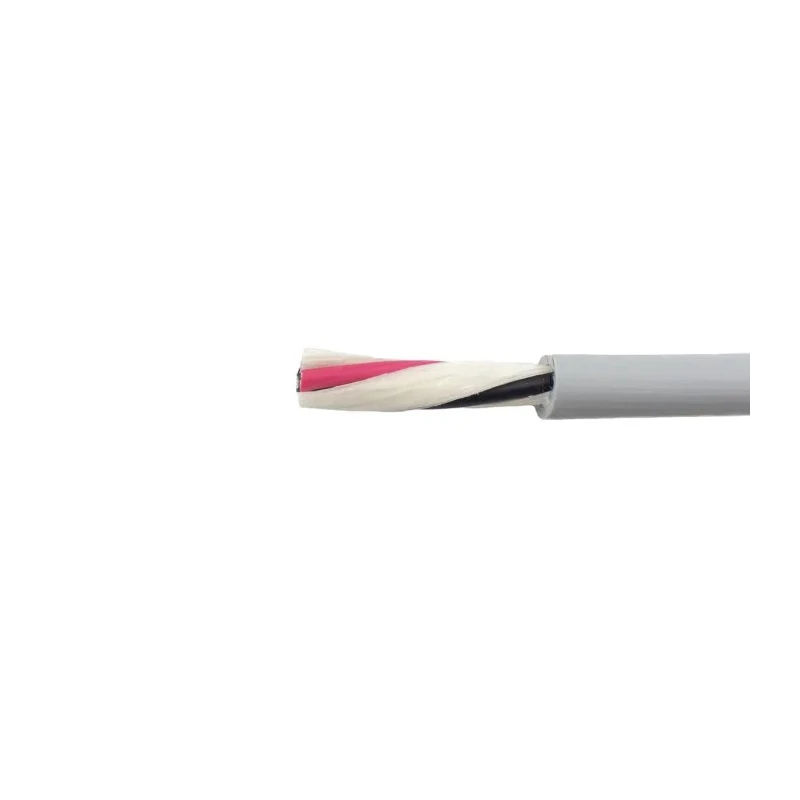 Alpha Wire Ecogen EcoFlex Unscreened Control Cable, 2 Cores, 0.35mm² 22 AWG, 600 V, 30 m Length, Grey Modified 79044 SL005
