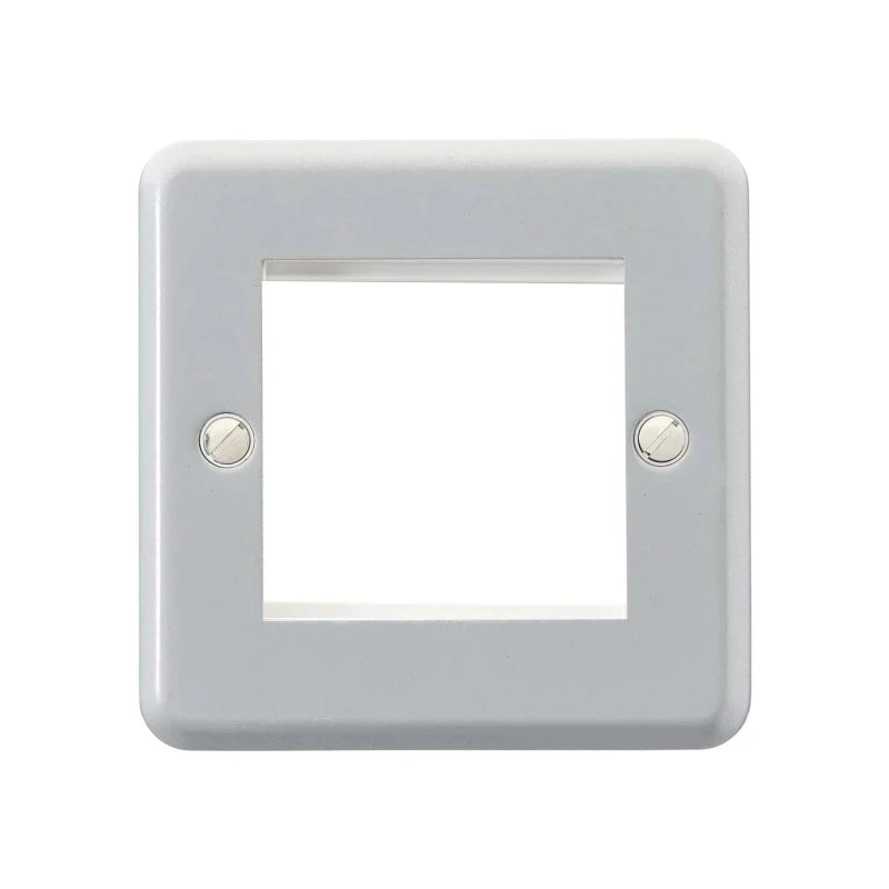 MK Electric Grey Metal 1 Gang Light Switch Cover K182ALM