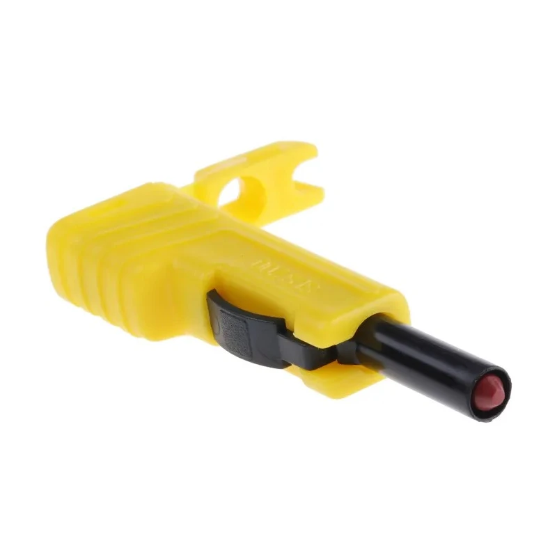 Hirschmann Test & Measurement Yellow Male Banana Plug 4 mm Connector Screw Termination 60V DC 30A Nickel Plating 932153103