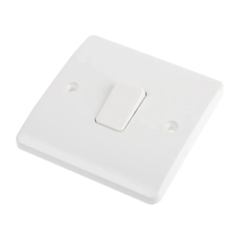 MK Electric White 1 Way 2 Pole 3 Pole Isolator Light Switch Surface Mount 10A 200-250V K4870WHI