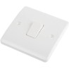 MK Electric White 1 Way 2 Pole 3 Pole Isolator Light Switch Surface Mount 10A 200-250V K4870WHI