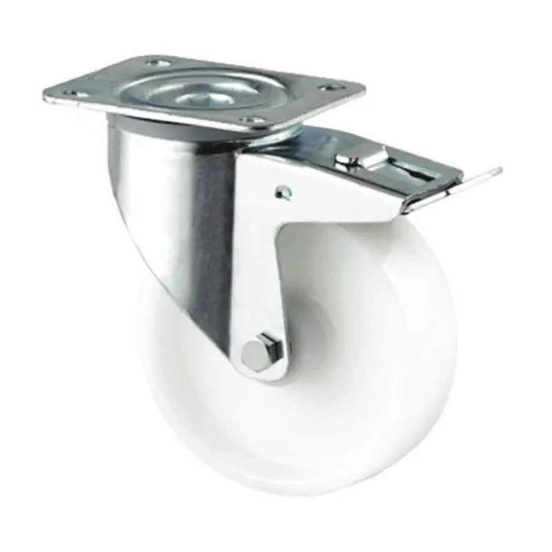 Tente Braked Swivel Castor 350 kg Load Capacity 160 mm Wheel Diameter Polyamide 3477UOR160P63