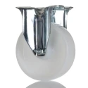 Tente Fixed Castor 500 kg Load Capacity 125 mm Polyamide Wheel Zinc Plated Frame 3478UOR125P62