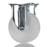 Tente Fixed Castor 500 kg Load Capacity 125 mm Polyamide Wheel Zinc Plated Frame 3478UOR125P62
