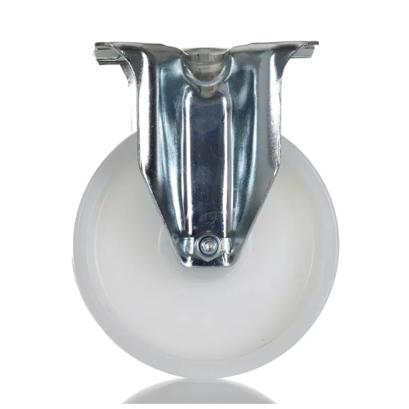 Tente Fixed Castor 500 kg Load Capacity 125 mm Polyamide Wheel Zinc Plated Frame 3478UOR125P62