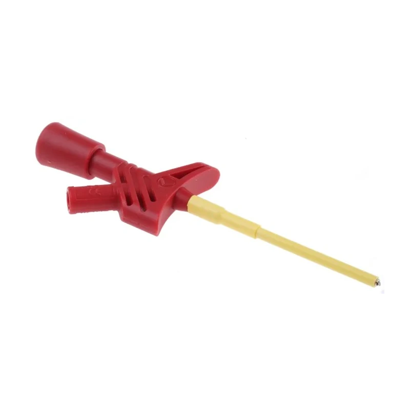 Hirschmann Test & Measurement Red Grabber Clip 3 mm Tip 1000 V AC DC 3A 2 mm Socket 975106101