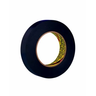 3M Black Vinyl Lane Marking Tape 25mm x 33m Length, 0.26mm Thickness, Rubber Adhesive 472