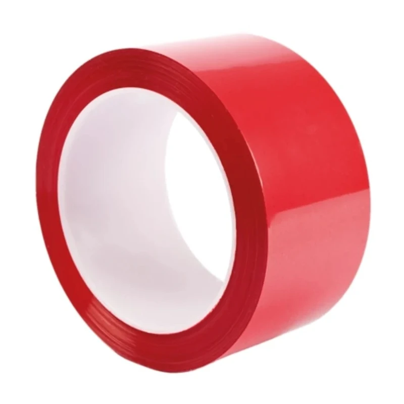 3M Masking Tape Polyester Backing Acrylic Adhesive Red 50mm x 66m Operating Temp -50°C to 150°C 850 50mm x 66M red