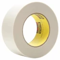 3M White Cloth Tape 50mm Width x 55m Length, Glass Cloth Backing, Silicone Adhesive, Heat Resistant 361 50mm x 55M