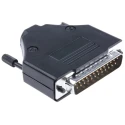 MH Connectors 25 Way Straight D-Sub Connector Plastic Housing 5A 250V MHDTPPK25-DB25P-K