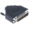 MH Connectors 25 Way Straight D-Sub Connector Plastic Housing 5A 250V MHDTPPK25-DB25P-K