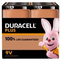 Duracell Duracell Plus Power Alkaline 9V Battery 6LR61 Snap Termination 46g 17.5mm x 48.5mm 5000394142305