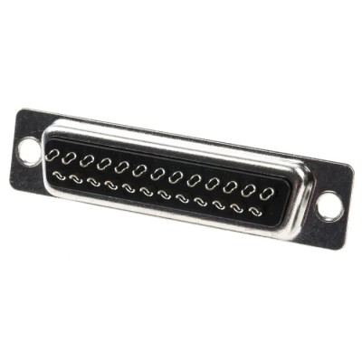 MH Connectors D-Sub Cable Connector 25 Way Straight 2.77 mm Pitch Steel Housing 250V MHDB25SS