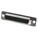 MH Connectors D-Sub Cable Connector 25 Way Straight 2.77 mm Pitch Steel Housing 250V MHDB25SS