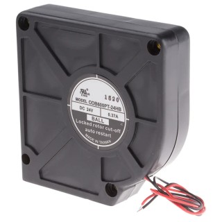 RS PRO Blower Centrifugal Fan 24V DC 30 CFM Brushless Ball Bearing 3000 RPM 120x120x32mm 787-4029