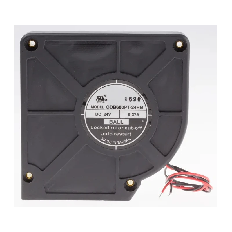 RS PRO Blower Centrifugal Fan 24V DC 30 CFM Brushless Ball Bearing 3000 RPM 120x120x32mm 787-4029