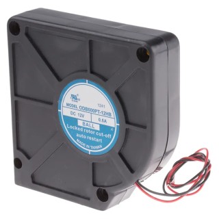 RS PRO Blower Centrifugal Fan 12V DC, 30 CFM Air Flow, Brushless Ball Bearing, 2700 RPM, 120 x 120 x 32 mm, Model 787-4025