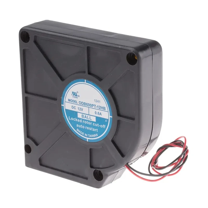 RS PRO Blower Centrifugal Fan 12V DC, 30 CFM Air Flow, Brushless Ball Bearing, 2700 RPM, 120 x 120 x 32 mm, Model 787-4025