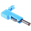 Hirschmann Test & Measurement Blue Male Banana Plug, 4 mm Connector, Screw Termination, 60V dc, 30A, Nickel Plating 932153102