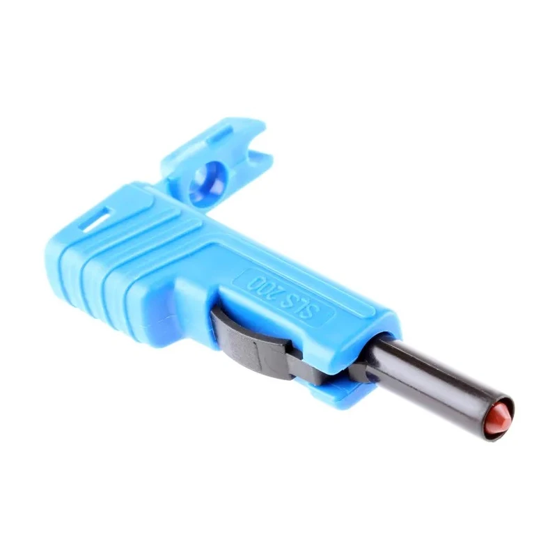 Hirschmann Test & Measurement Blue Male Banana Plug, 4 mm Connector, Screw Termination, 60V dc, 30A, Nickel Plating 932153102