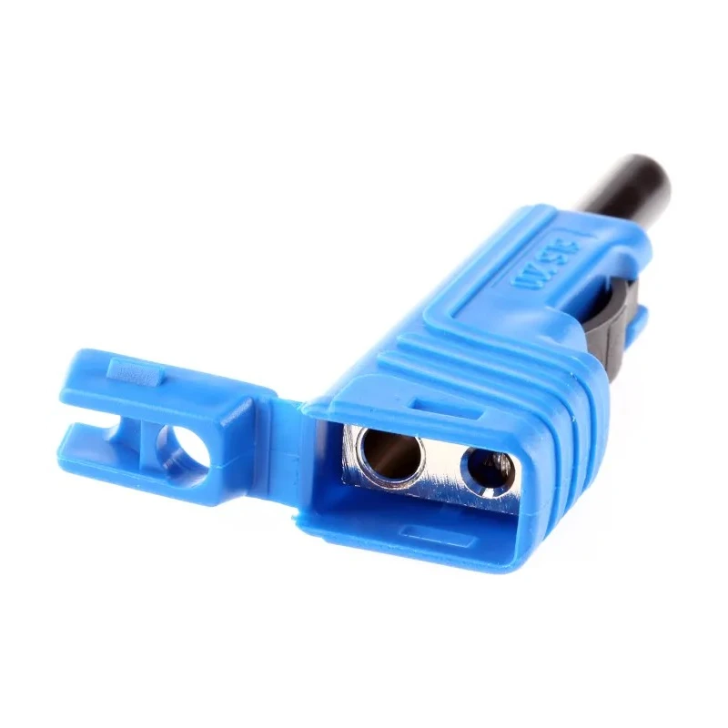 Hirschmann Test & Measurement Blue Male Banana Plug, 4 mm Connector, Screw Termination, 60V dc, 30A, Nickel Plating 932153102