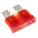 Littelfuse 10A Red ATO Blade Size Car Fuse 32V dc Fast Acting Polyamide 66 Body 0287010.PXCN
