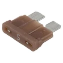 Littelfuse Brown Car Fuse 5A 32V DC Polyamide 66 Body Fast Acting ATO Series 0287005.PXCN