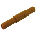 Hirschmann Test & Measurement Brown Male Banana Plug, 4 mm Connector, Screw Termination, 1000 V AC/DC, 24A Current 934097105