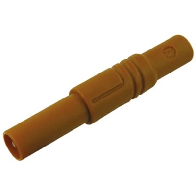 Hirschmann Test & Measurement Brown Male Banana Plug, 4 mm Connector, Screw Termination, 1000 V AC/DC, 24A Current 934097105
