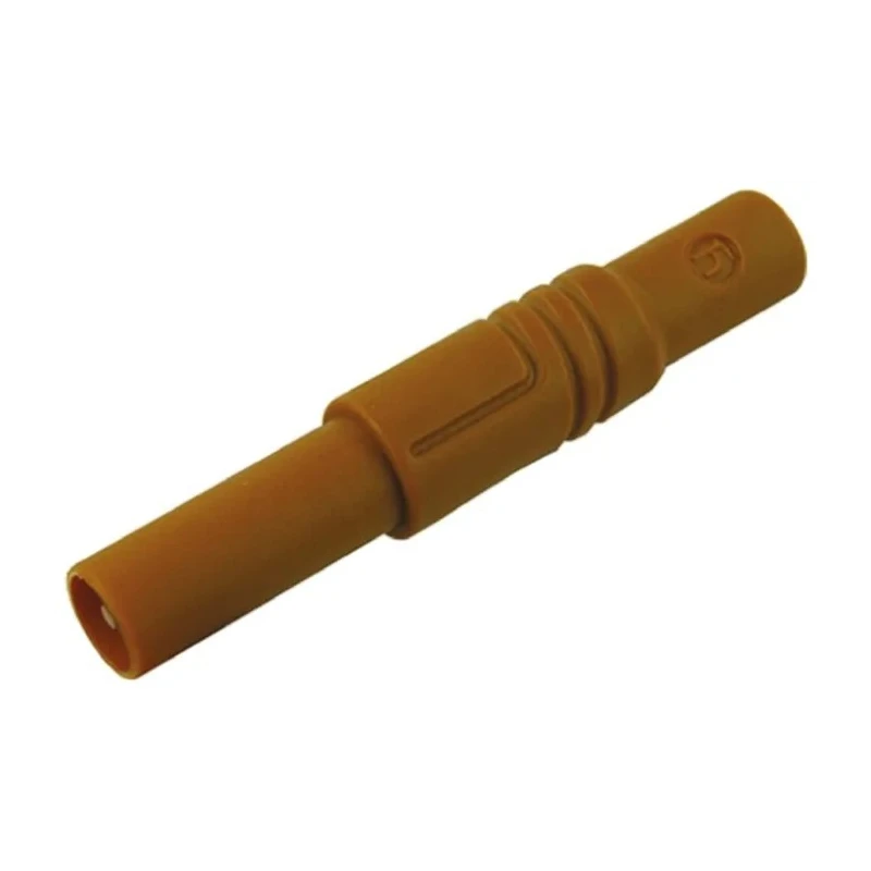 Hirschmann Test & Measurement Brown Male Banana Plug, 4 mm Connector, Screw Termination, 1000 V AC/DC, 24A Current 934097105