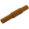 Hirschmann Test & Measurement Brown Male Banana Plug, 4 mm Connector, Screw Termination, 1000 V AC/DC, 24A Current 934097105
