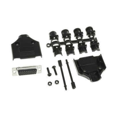MH Connectors 15 Way Straight D-Sub Connector Female Plastic Housing 250V 5A MHDTPPK15-DB15S-K