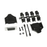 MH Connectors 15 Way Straight D-Sub Connector Female Plastic Housing 250V 5A MHDTPPK15-DB15S-K
