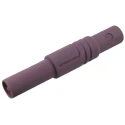 Hirschmann Test & Measurement Violet Male Banana Plug, 4 mm Connector, Screw Termination, 1000 V AC/DC, 24A 934097109