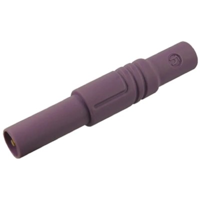 Hirschmann Test & Measurement Violet Male Banana Plug, 4 mm Connector, Screw Termination, 1000 V AC/DC, 24A 934097109