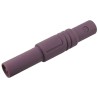 Hirschmann Test & Measurement Violet Male Banana Plug, 4 mm Connector, Screw Termination, 1000 V AC/DC, 24A 934097109