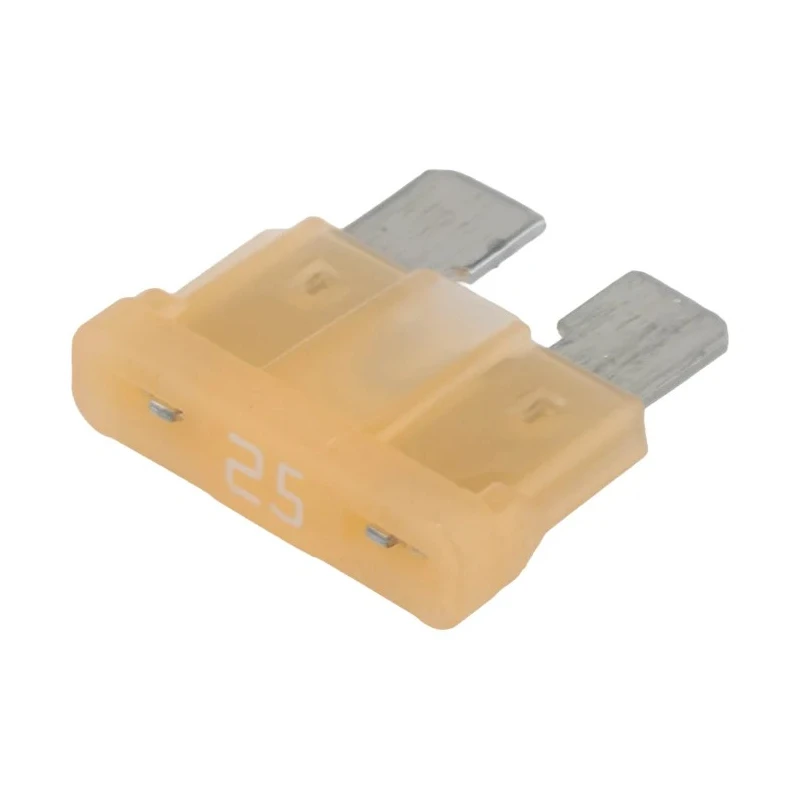 Littelfuse 25A White Car Fuse 32V DC Fast Acting Polyamide 66 Body ATO Blade Size 0287025.PXCN